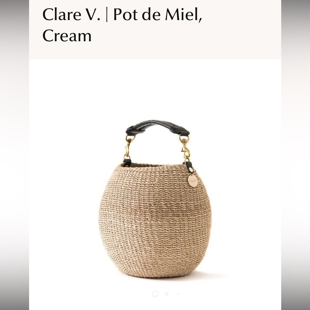 NWOT Clare V Pot de Miel Bag